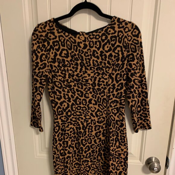 Guess Los Angeles Leopard Print Dress - Picture 1 of 8